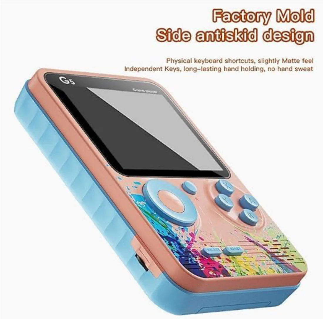 G5 | Retro 500 games | Extra Game Pad | TV Connect | 3” HD Screen - Image 8
