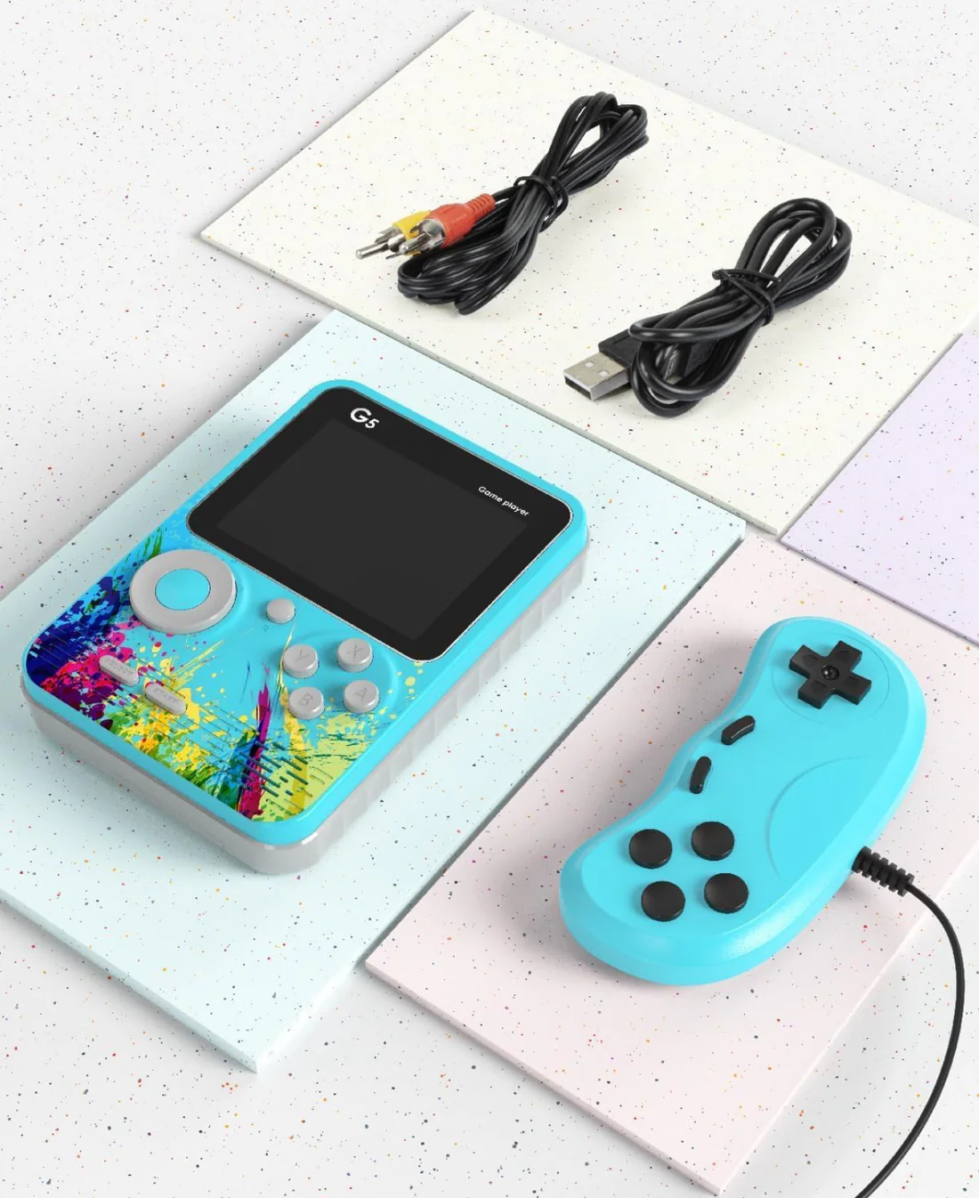 G5 | Retro 500 games | Extra Game Pad | TV Connect | 3” HD Screen - Image 14