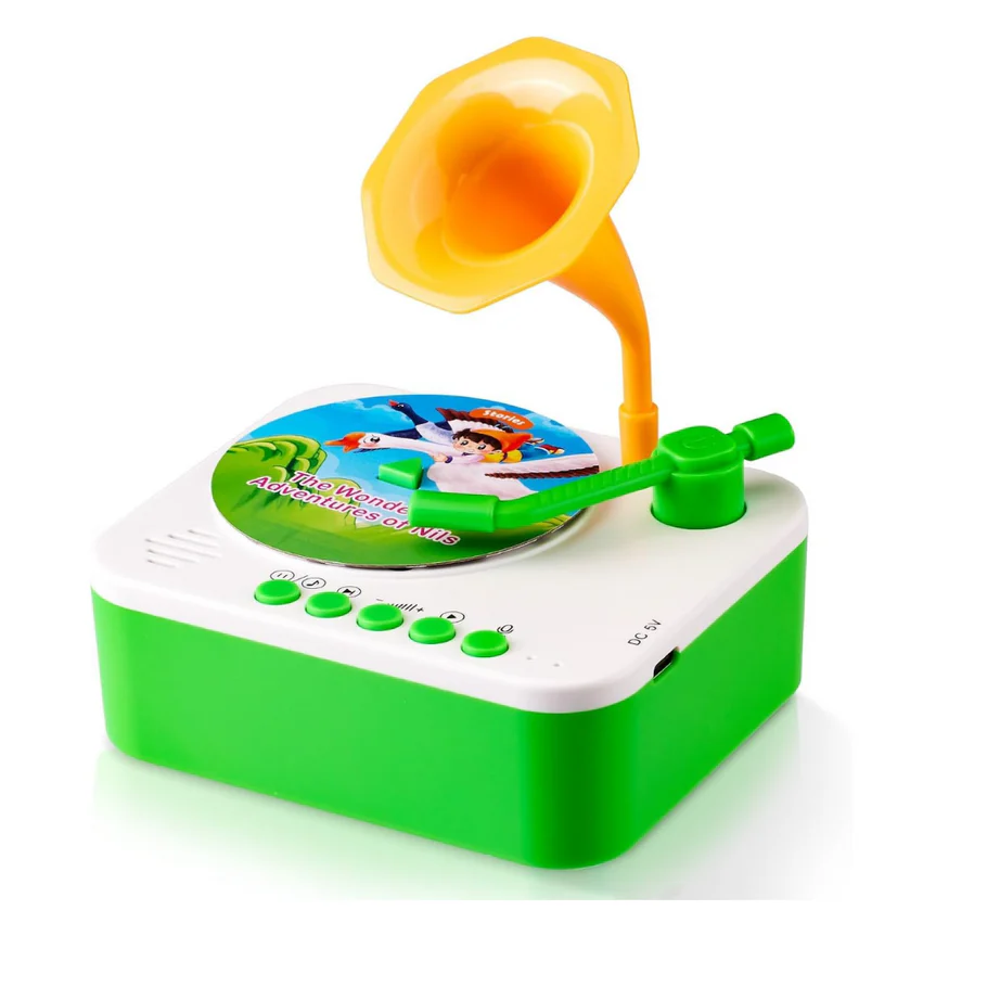 Children's Storytelling Phonograph Music Player | Kids Gramophone with 96 Cards - Image 2