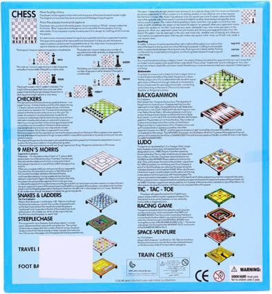 Family Magnetic Board Game Chess 13 in 1 - Image 2