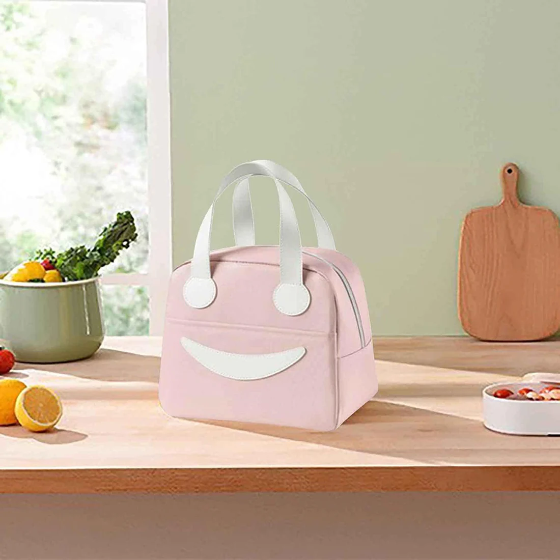 Durable Smiley Lunch Bags - Image 2