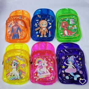 Cartoon Print Neon Jelly chest bag