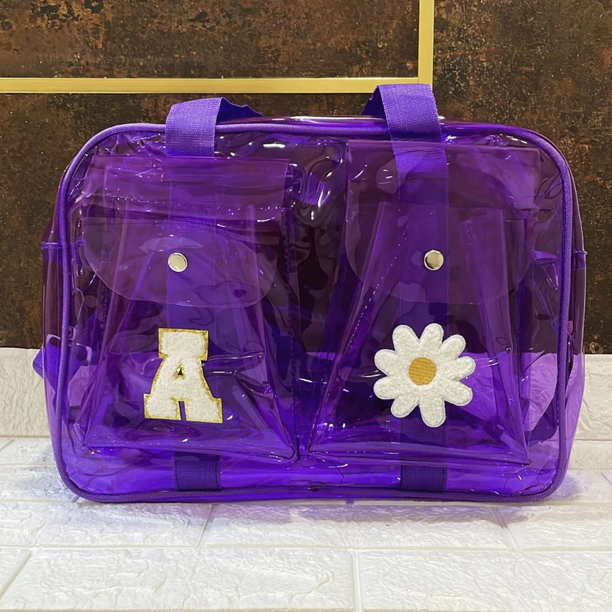 Customized Jelly Duffle Bag Double Pocket - Image 6