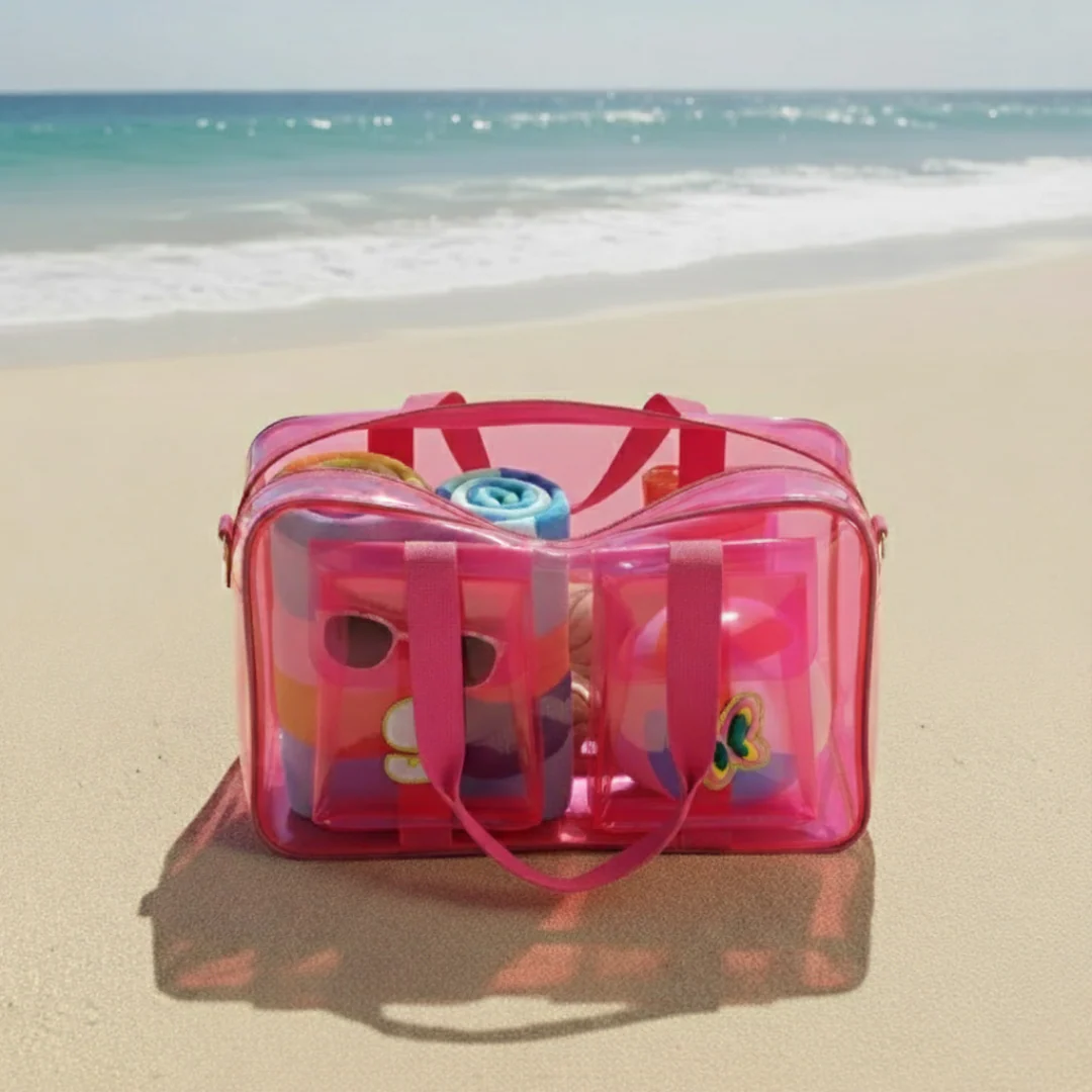 Customized Jelly Duffle Bag Double Pocket - Image 5