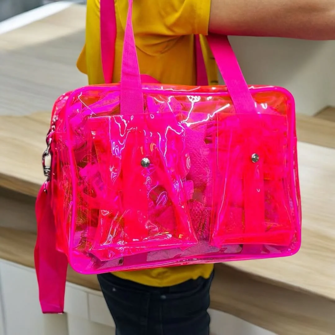Customized Jelly Duffle Bag Double Pocket - Image 3