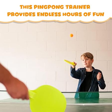 Hanging Table Tennis Trainer Set – Adjustable Self-Training Ping Pong Game - Image 4