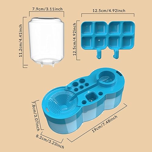 5-in-1 Paint Brush Cleaner with Water Circulation, Drain & Holder - Image 2