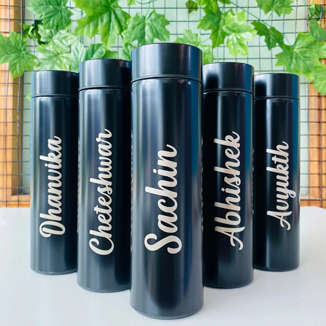 Personalised Water Bottle with LED Temperature Display - 500 ml - Image 6