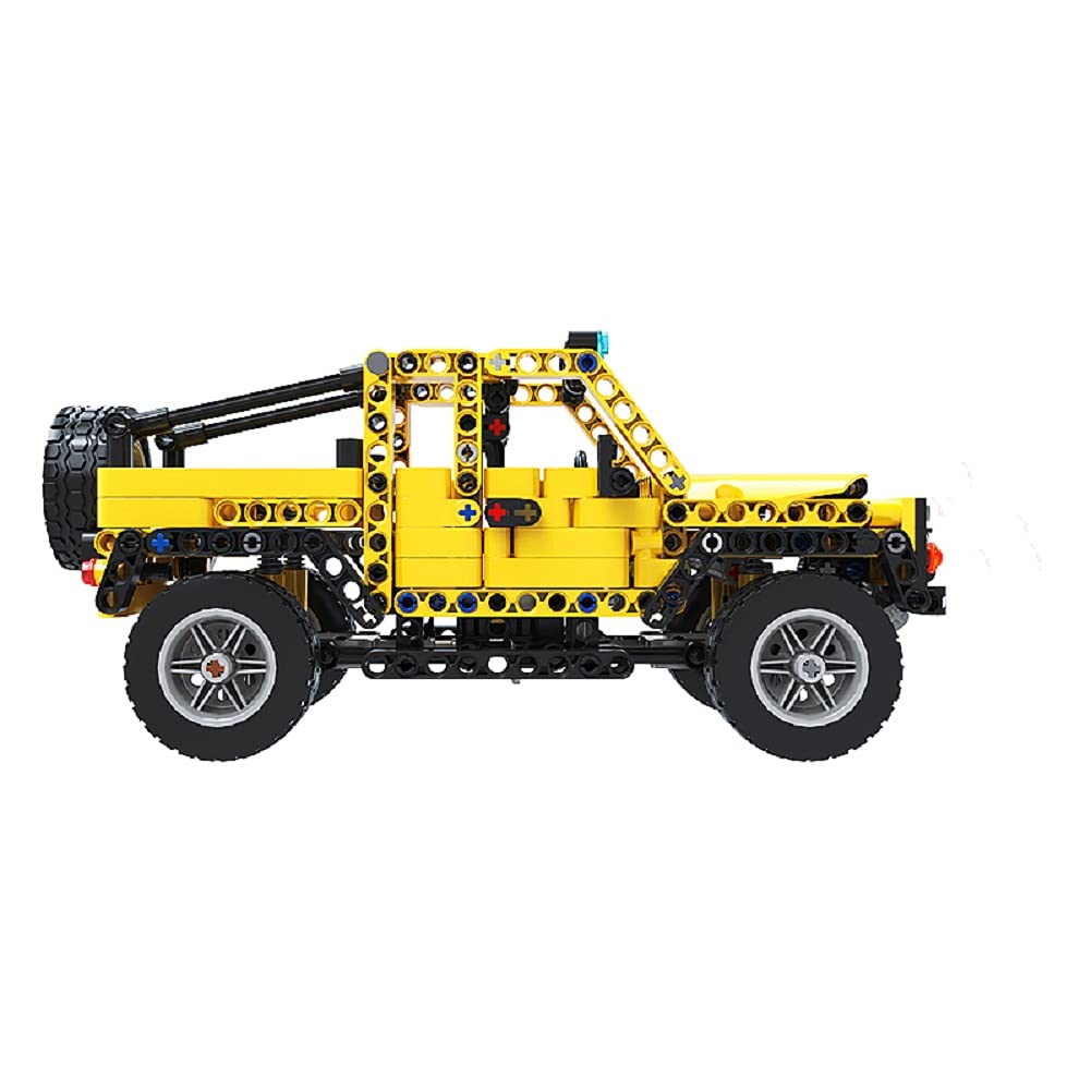 Off-Road Build A Pickup Car MOC Technique Building Block 491Pieces - Image 3