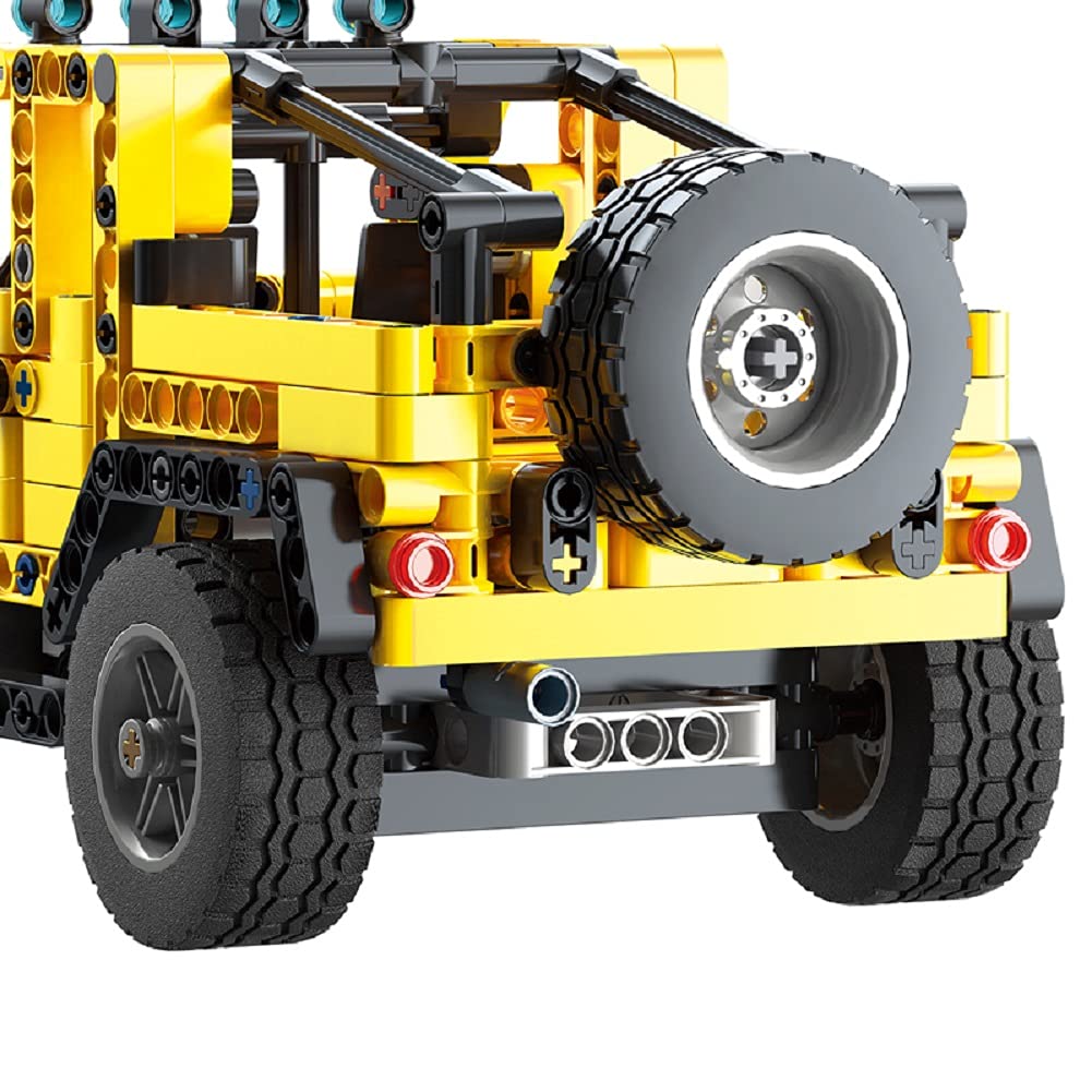 Off-Road Build A Pickup Car MOC Technique Building Block 491Pieces - Image 4