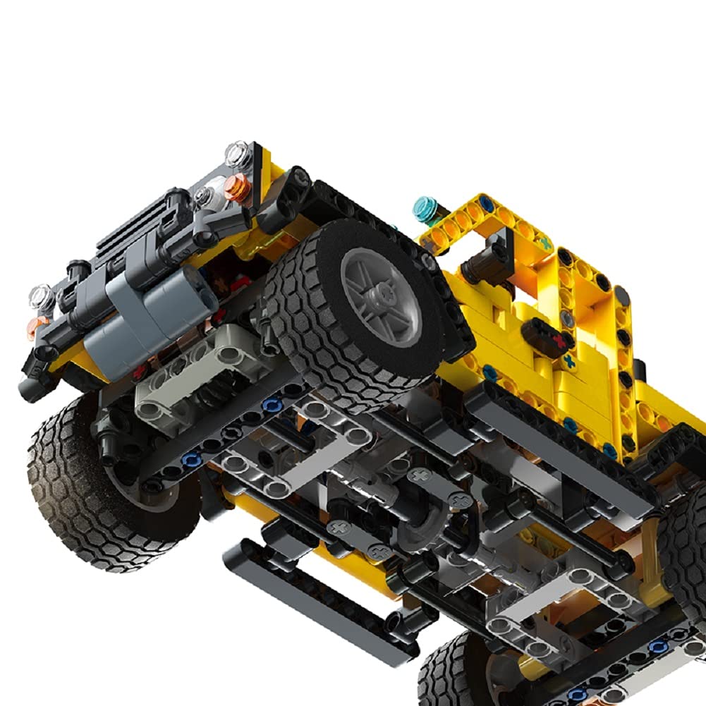 Off-Road Build A Pickup Car MOC Technique Building Block 491Pieces - Image 5