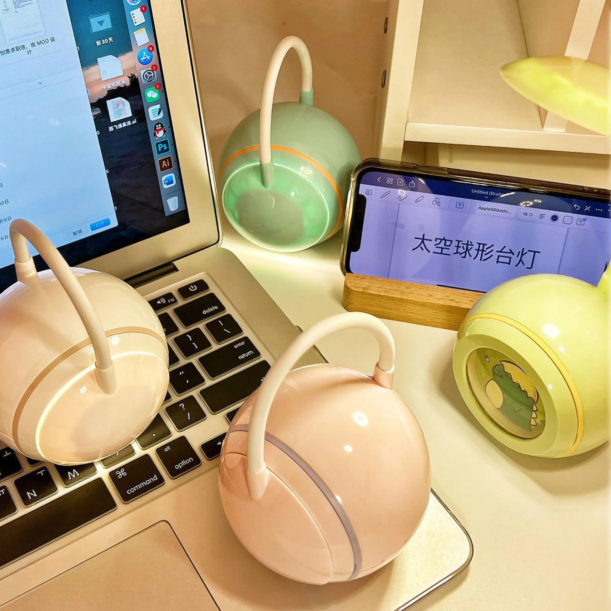 3-in-1 Study Desk and Lamp with Storage - Image 6