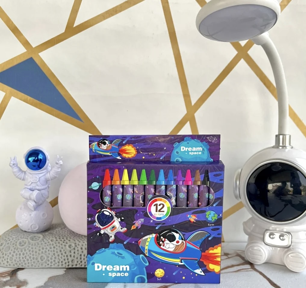 Space And Dinosaur Theme Crayons - Image 6