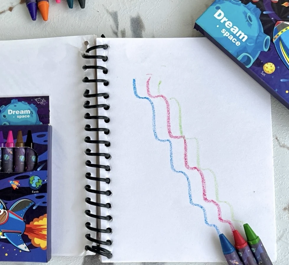 Space And Dinosaur Theme Crayons - Image 5