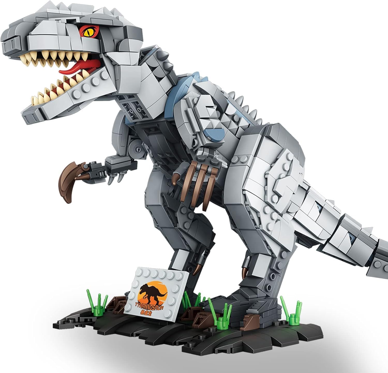 993-Piece Dinosaur Building Set with Movable Joints | T-Rex Model Block Kit for Children – Prehistoric Construction Toy Gift - Image 2
