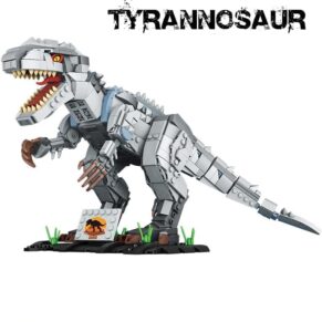 993-Piece Dinosaur Building Set with Movable Joints | T-Rex Model Block Kit for Children – Prehistoric Construction Toy Gift
