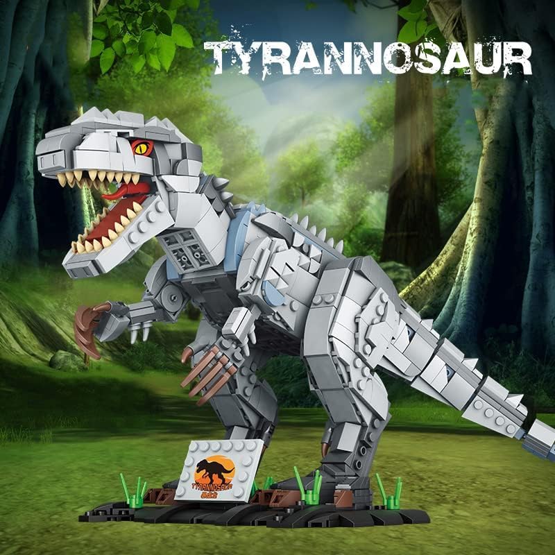 993-Piece Dinosaur Building Set with Movable Joints | T-Rex Model Block Kit for Children – Prehistoric Construction Toy Gift - Image 4