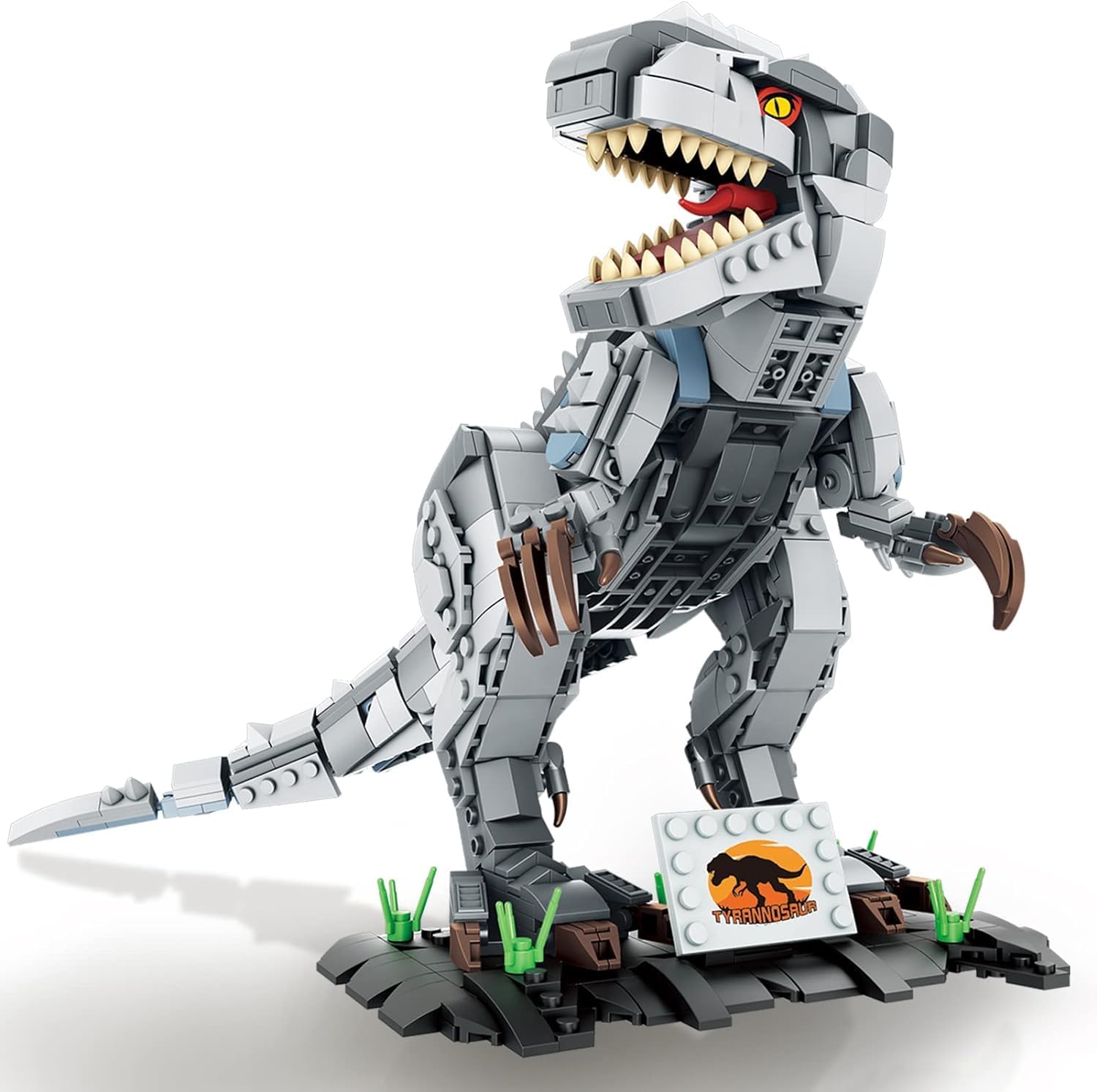 993-Piece Dinosaur Building Set with Movable Joints | T-Rex Model Block Kit for Children – Prehistoric Construction Toy Gift - Image 5