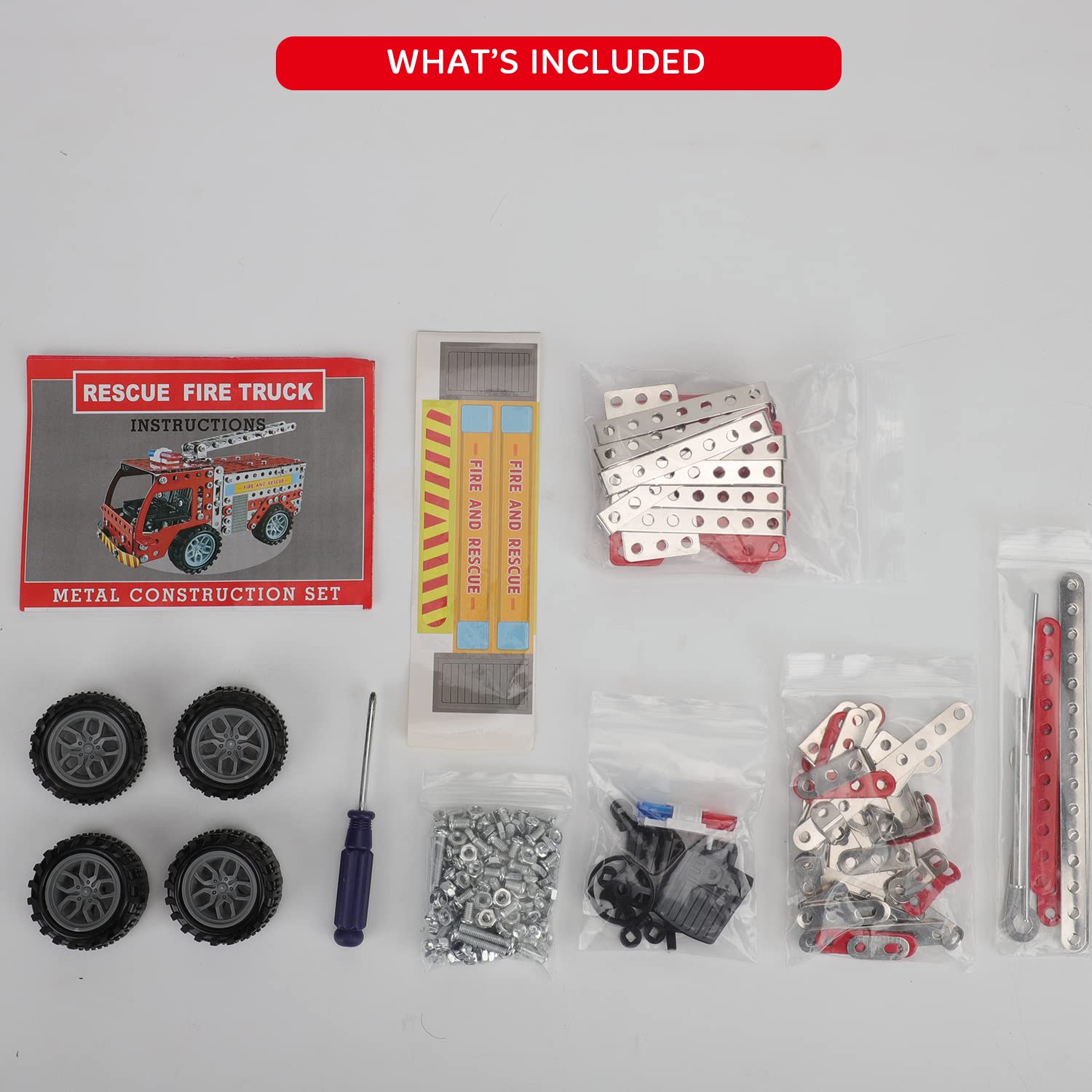 Fire Truck STEM Building Toys - Image 6