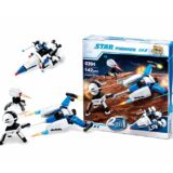 Star Pioneer Space Fighter & Robot Building Block Set | 142-Piece 2-in-1