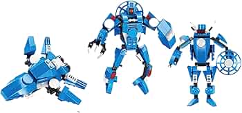 3-in-1 Transforming Mech Building Blocks Set | 150 PCS - Image 4