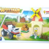 Happy Farm Building Blocks Set, 128 Pieces