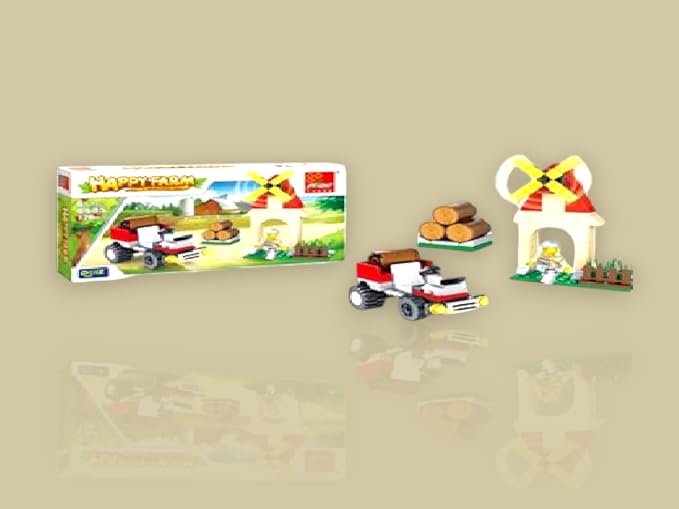 Happy Farm Building Blocks Set, 128 Pieces - Image 3