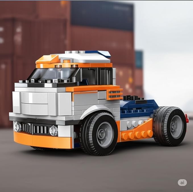 10-in-1 Engineering Vehicles Building Blocks Set 222+ Pieces - Image 4