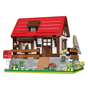 834 Pieces DIY Small House Building Block Set