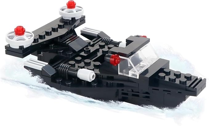 3-in-1 Creator Construction Toy Set (177 Pieces) – Jet Plane, Helicopter & Cannon Boat Building Kit - Image 5