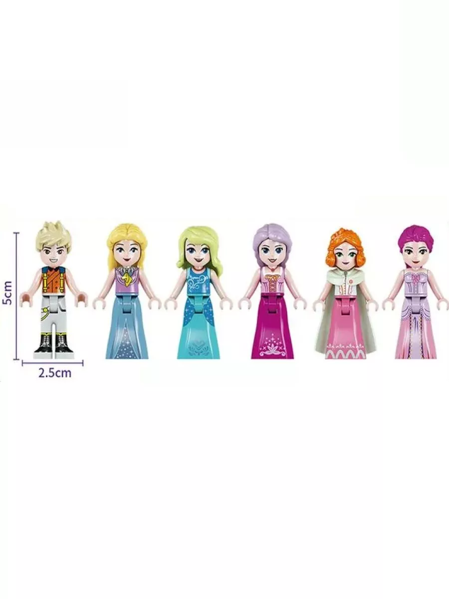 Magic Fairy Princess Castle Building Block Set with Enchanted Carriage, Mini Figures - Image 6