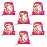 Non-Woven Cute Mix Print Drawstring Haversack Gift Bags