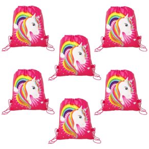 Non-Woven Cute Mix Print Drawstring Haversack Gift Bags