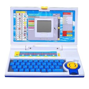 Educational Laptop Computer Toy for Kids Above 3 Years - 20 Fun Activity Learning Machine, Now Learn Letter, Words, Games, Mathematics, Music, Logic, Memory Tool