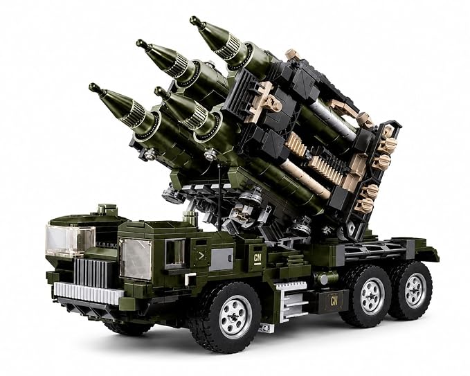 Military Missile Launcher Truck Building Block Set - Image 4