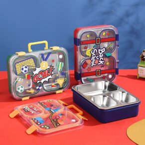 3-Grid Stainless Steel Lunch Box 700ml