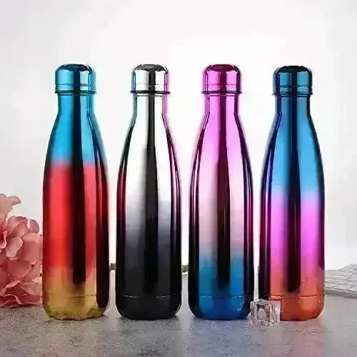 Rainbow Double Wall Steel Water Bottle (500 ml) - Image 10
