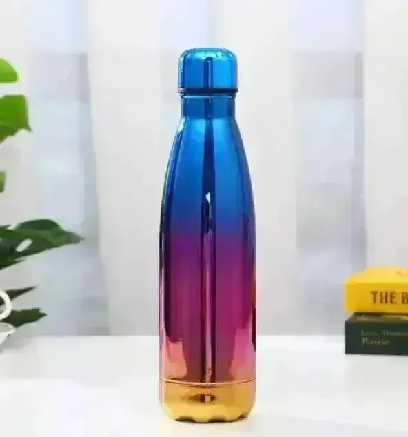Rainbow Double Wall Steel Water Bottle (500 ml) - Image 2